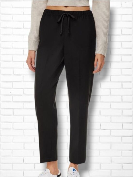 Aritzia Pants - Aritzia The Group By Babaton "Jimmy" Black Mid Rise Twill Pants Size S